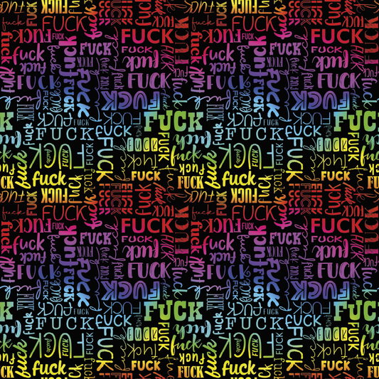 0,5m Bündchen Fuck Rainbow