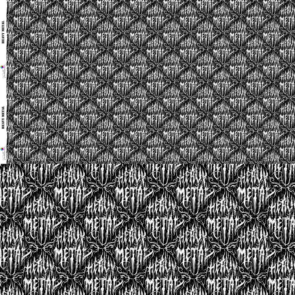 0,5m Heavy Metal Bio-Bambus Jersey Meterware