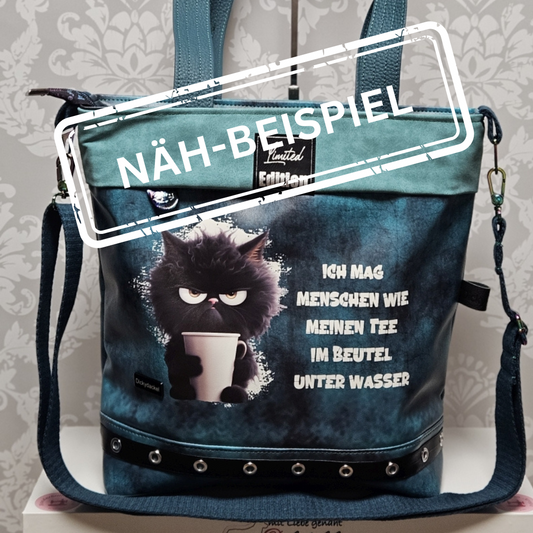 0,5m Kunstleder Böse Katze