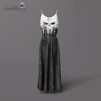 kleid Totenkopf