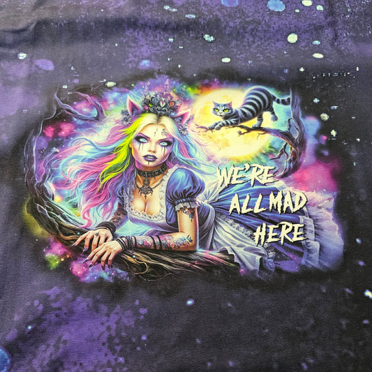 1m Bio-French Terry we´re all mad here Galaxy