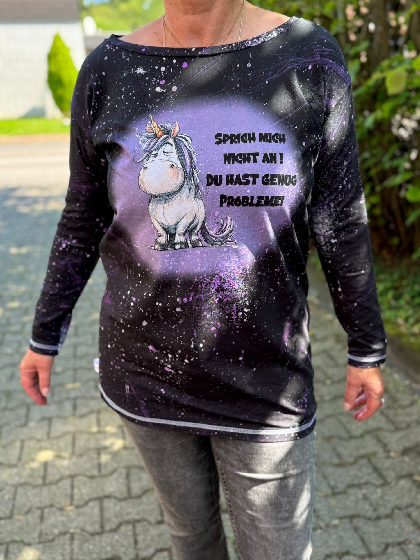 1m Modal Jersey Sprich micht nicht an, du hast genug Probleme!
