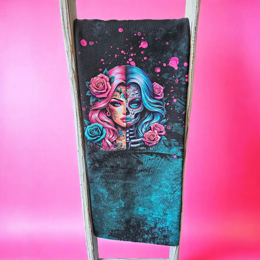 2 m Bio-French Terry Skull Girl