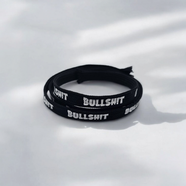 Flachkordel: 1m "Bullshit"