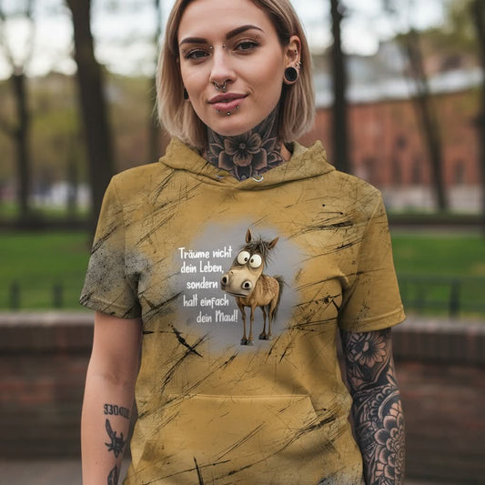 1m Bio French Terry Sweat Träume nicht dein Leben