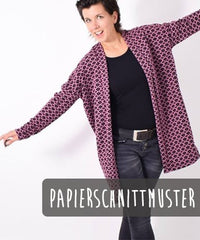 PAPIERSCHNITTMUSTER # 103 CARDIGAN.jacke XS-XXXL Leni pepunkt