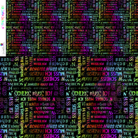 0,5m Sommersweat n´scheiss muss ich Rainbow